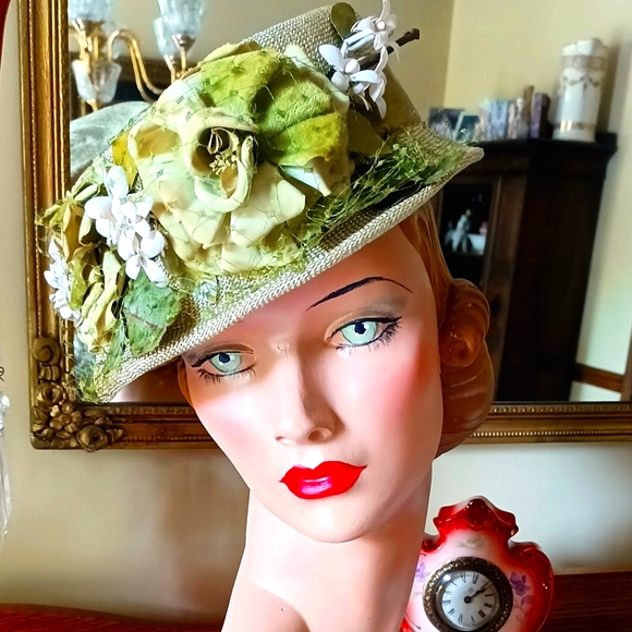 Vintage Accessories - STUNNING VTG "ELIZABETH" RICH'S INC. HAT!